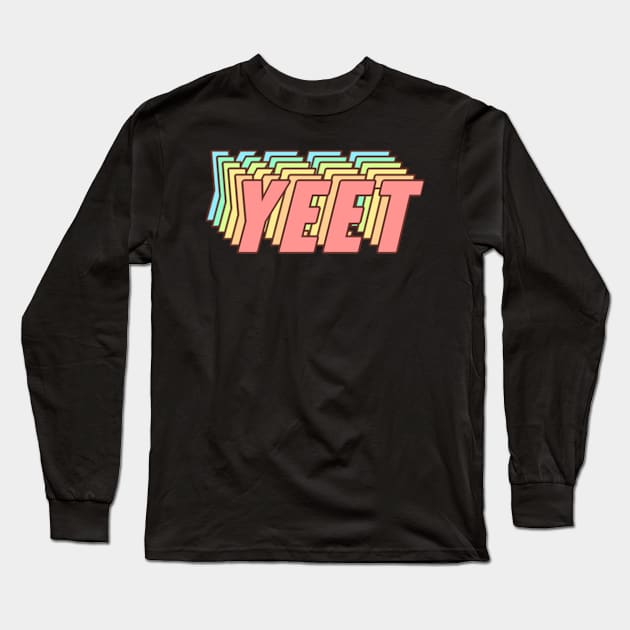 Yeet Meme Tee Long Sleeve T-Shirt by mangobanana